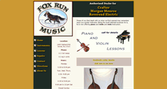 Desktop Screenshot of foxrunmusic.com